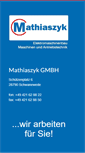 Mobile Screenshot of mathiaszyk.de