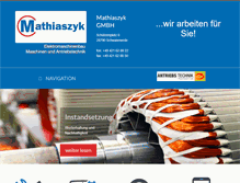 Tablet Screenshot of mathiaszyk.de